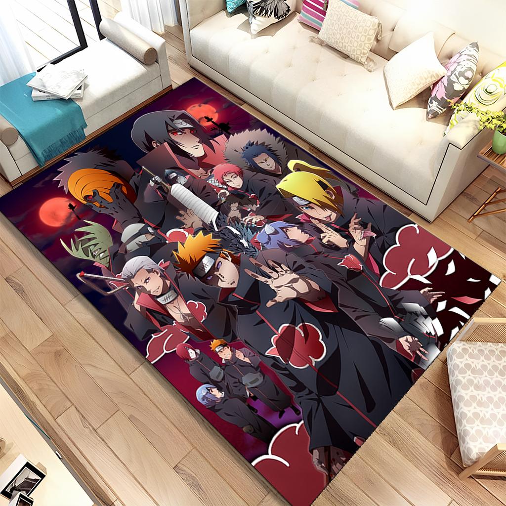 3D I-Itachi Cartoon Japan Anime Carpet Rug for Living Room Bedroom Home Sofa Decoration,Kids Play Non-slip Floor Mat