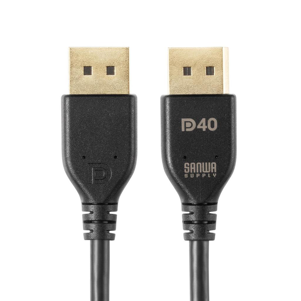 SANWA SUPPLY DisplayPort Ver. 2.1 Cable, 3m (DP40), KC-DP4030