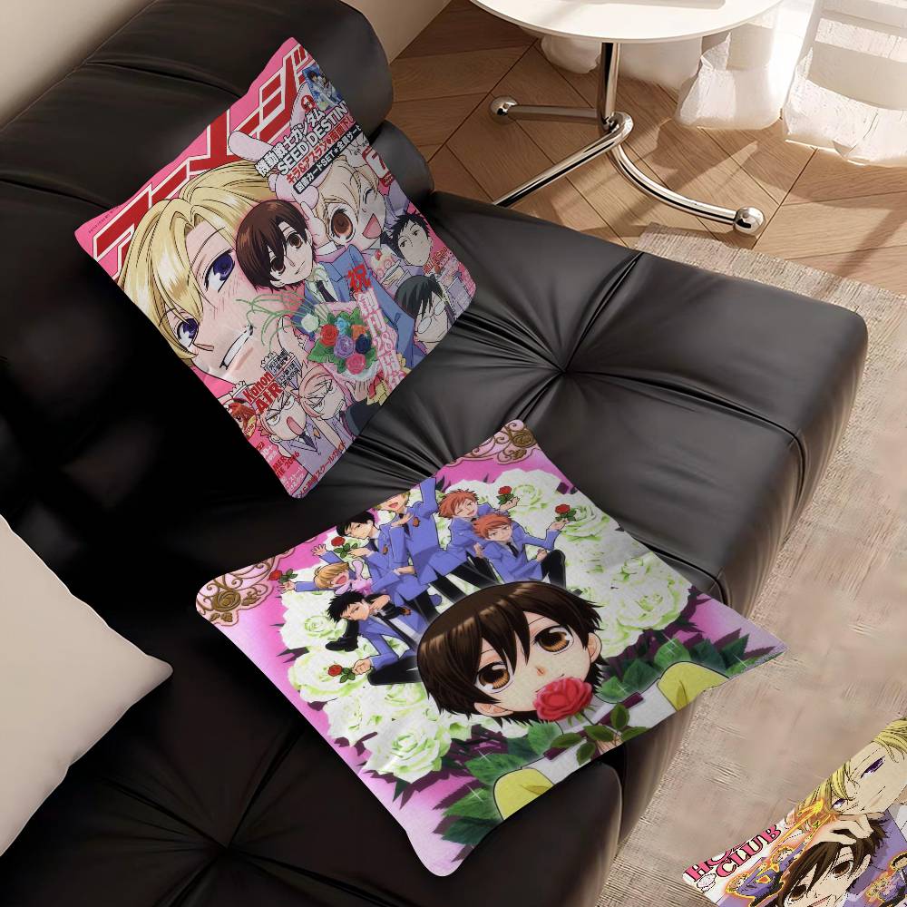 Anime Ouran High School Host Club Maple Design Cushion Cover Happy Autumn Harvest decor Holiday Decorati Pillow Cover