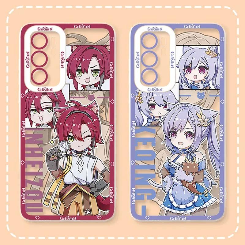 Genshin Impact Phone Case For iPhone 11 12 13 14 15 16 Pro Max Plus Mini 7 8 SE X XS XR Clear Soft Silicone Case Cover Xiao Klee