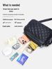 Genuine Leather Large Capacity Women's Shoulder & Crossbody Bag with Diamond Pattern - 2026 Trendy Casual Fashion Backpack