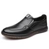 Cow tendon sole comfortable men's shoes autumn new soft-soled casual shoes pedal trend versatile non-slip men's leather shoes