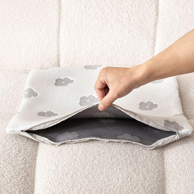 

Летняя подушка из ледяного шелка, подушка-цветок для дивана в гостиной, охлаждающий коврик, подушка для спинки, подушка для кровати 45*45