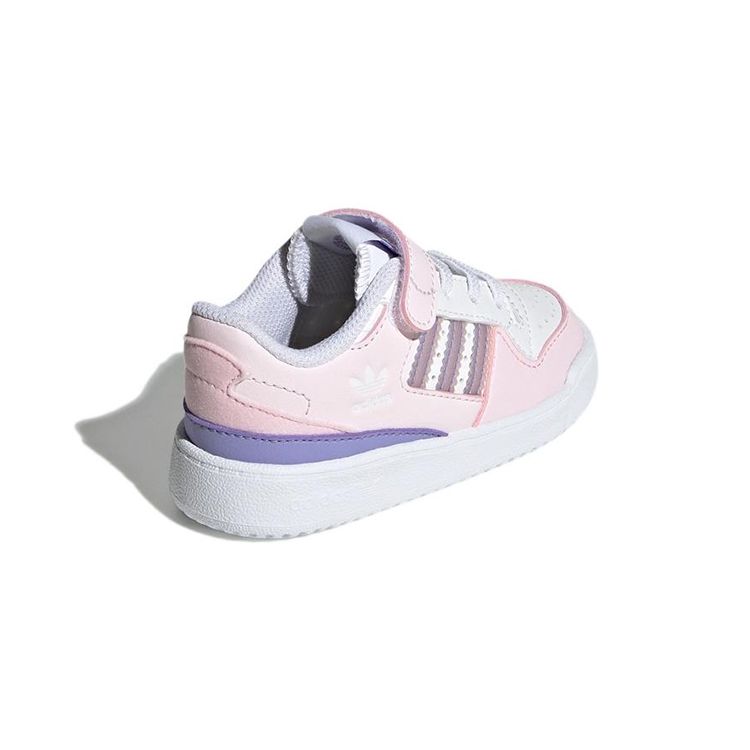 Adidas Originals Forum Low El Casual Low Top Walking Shoes Baby Shoes Pink White GY8200