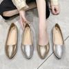 Women's New Flat Sole Shoes Sharp Pointed Shallow Mouth Shoe  Elegant Female Shoes Casual Breathable Ladies Flats Mujer