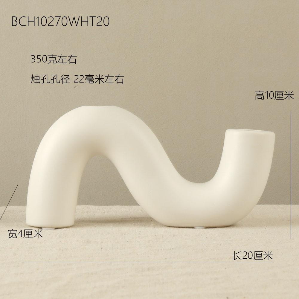 Ceramic Candle Holder European Minimalist Romantic Decorative Table Centerpiece Home Decor For Couples And Women Wedding Gift