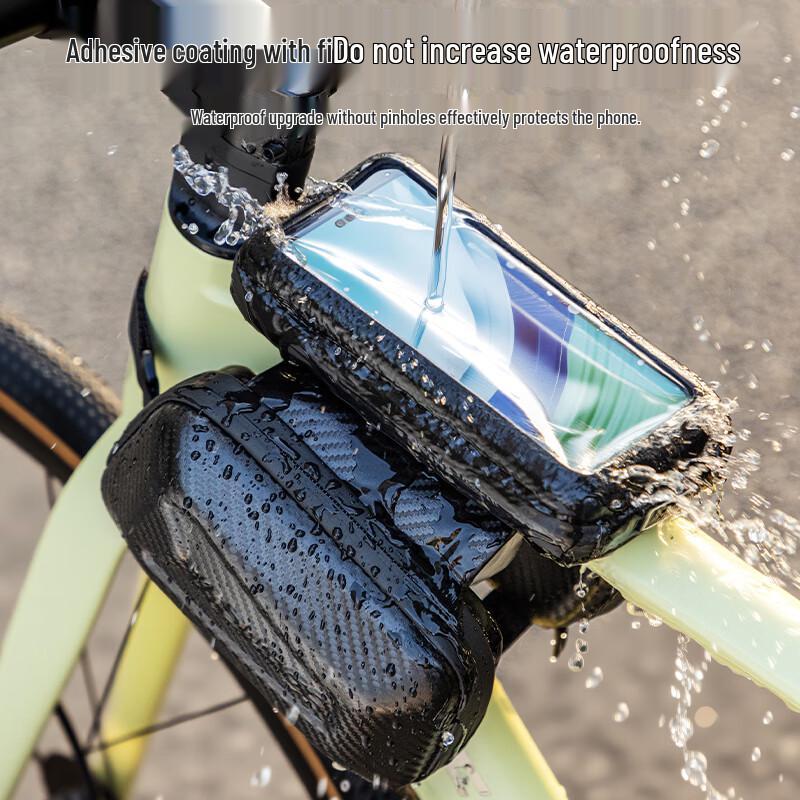Yaphtes 3-in-1 Waterproof Bicycle Frame Bag with Touchscreen