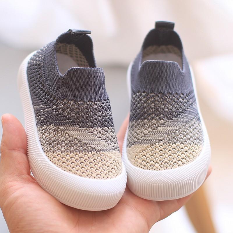 Baby Sneakers Spring Autumn Toddler Slip-on Shoes Soft Breathable Baby Boy Girl Shoes Lightweight Little Kids Casual Sport Shoes