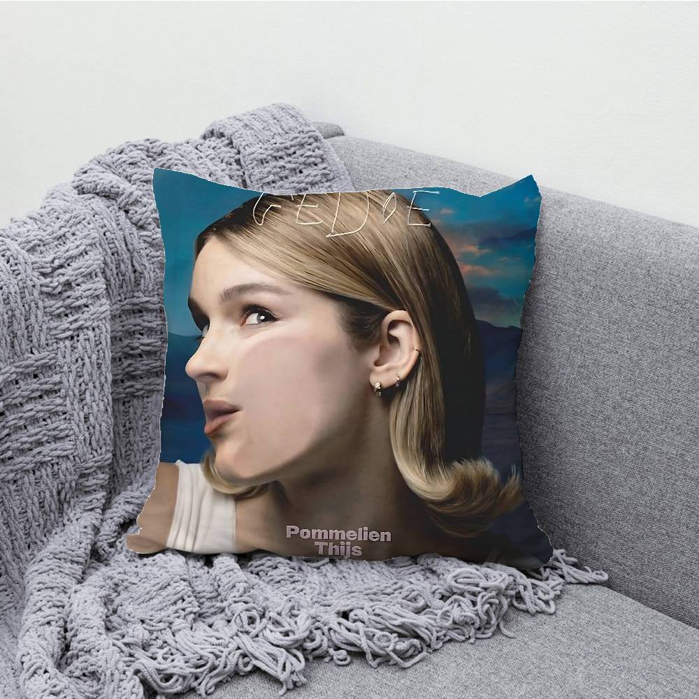 

Pommelien Thijs Gedoe Pillow Case Print Polyester Fiber 40X40 cm Home Sofa Throw Cushion Cover Decoration 55cmx55cm