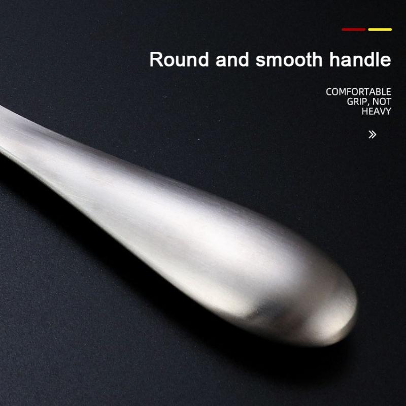 304 Stainless Steel Rice Spoon Large Spoon Rice Spoon Household Rice Spoon Thick Non-stick Rice Spoon Divided Spoon 304 Rice Spoon [silver]