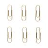 1.1in 100pcs Paper Clips Rust Prevention Increased Slip Resistance Portable Metallic Paper Clips for   Daily Use