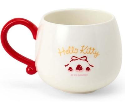 Roztomilý Sanrio Japonsko Hello Kitty jahodový šlehaný dort hrnek Od