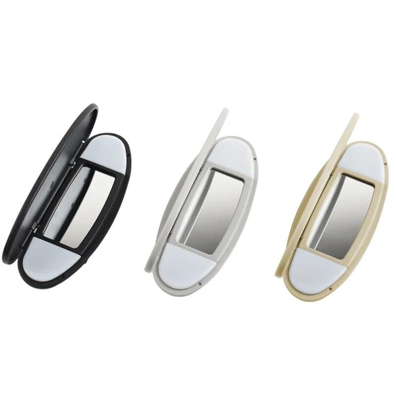 LHD RHD 3 Colos Car Interior Sun Visor Vanity Mirror Cover Upgrade For BMW MINI R55R56 R60 2007-2014 511673168333 511673168334