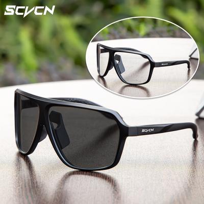 SCVCN Chameleon Cycling Glasses, UV Protection, Wind and Sand Protection, Outdoor Sports, Unisex, Stylish Design