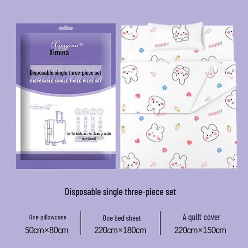 Disposable 3-Piece Bedding Set Universal