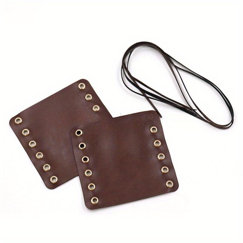 

1 пара винтажных кожаных накладок на руль, декоративные горные аксессуары, регулируемая накладка на руль для мотоцикла и электровелосипеда дубильная кора