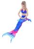 2025 Kids' Mermaid Tail Swimsuit Costume Bikini