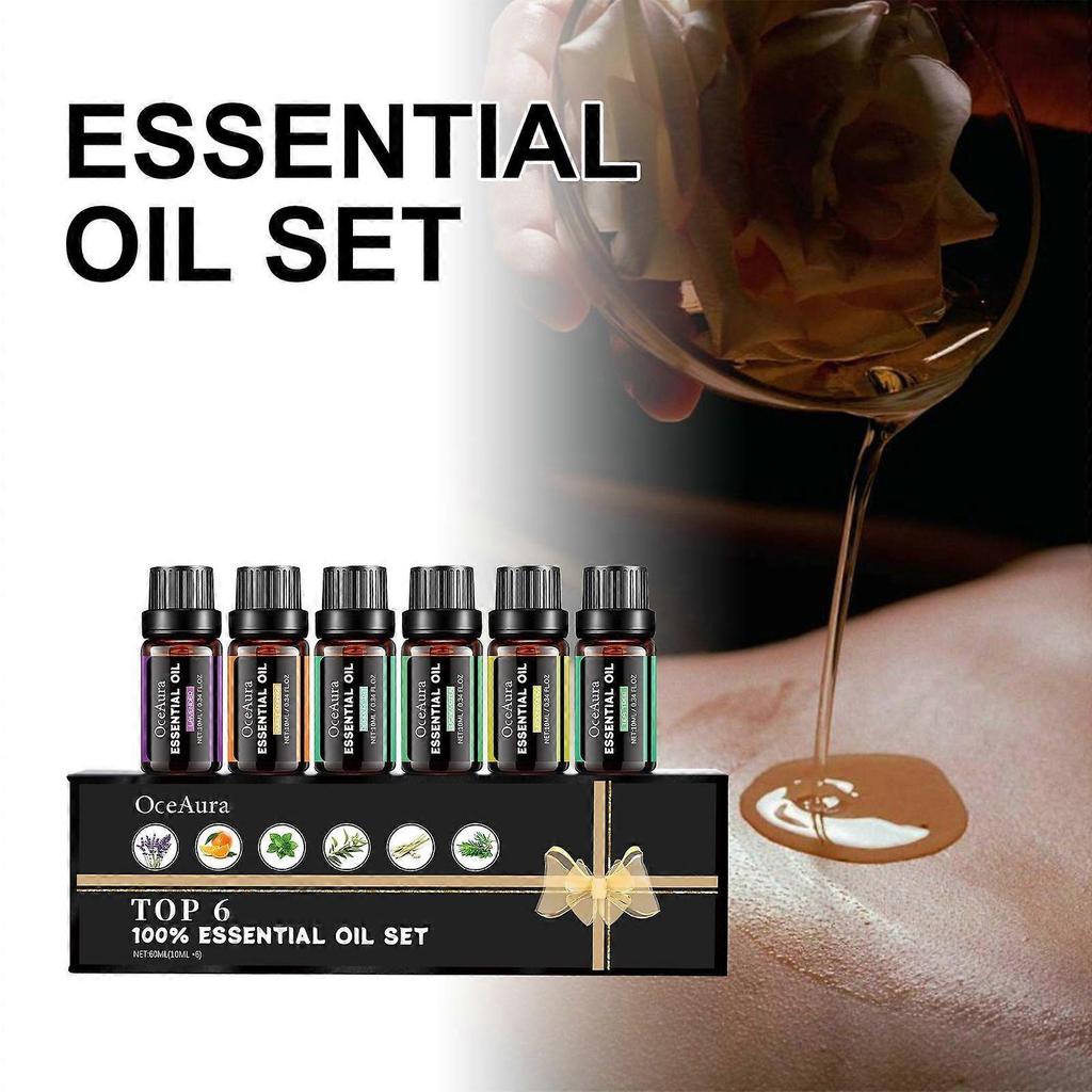 Oceaura Plant Essential Oil Gift Box To Relieve Physical Fatigue And Moisturize Skin Dry Lock Water Hydrating Essential Oil