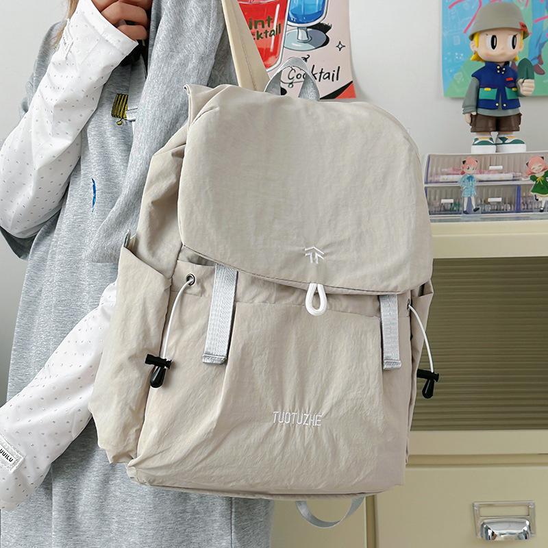 Japanese Travel Light Backpack 2025 New Niche Ins Outdoor Camping Backpack Women's Backpack