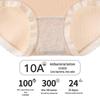 Fenteng Women's High-Waist Antibacterial Cotton Underwear 4-Pack