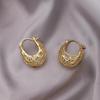 Vintage Irregular Woven Stud Earrings - Luxury Non-Fading European & American Style