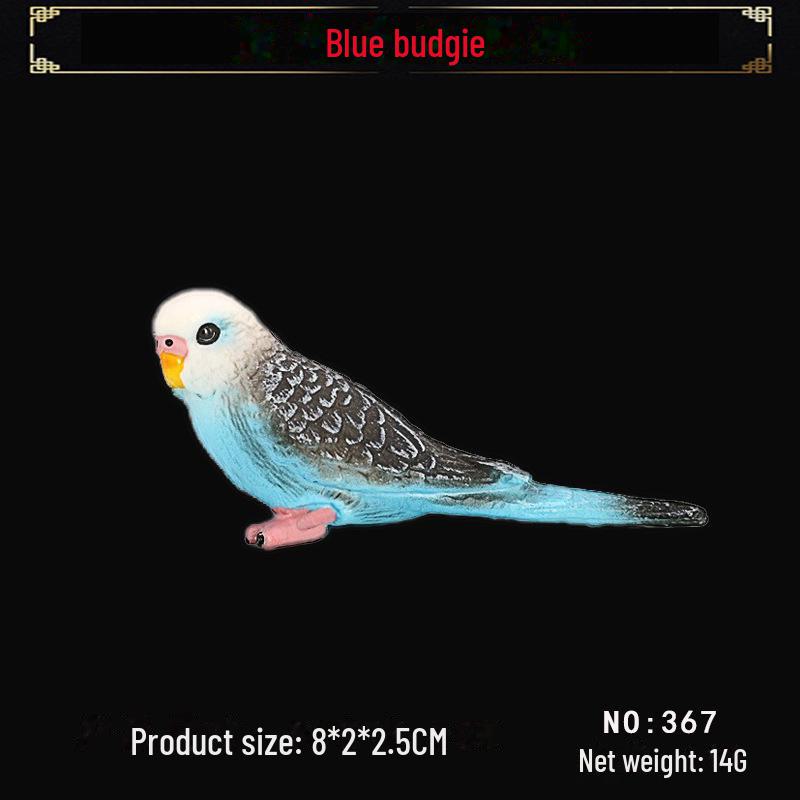 

Набор игрушечных моделей животных: Попугай волнистый для раннего образования и когнитивного развития детей