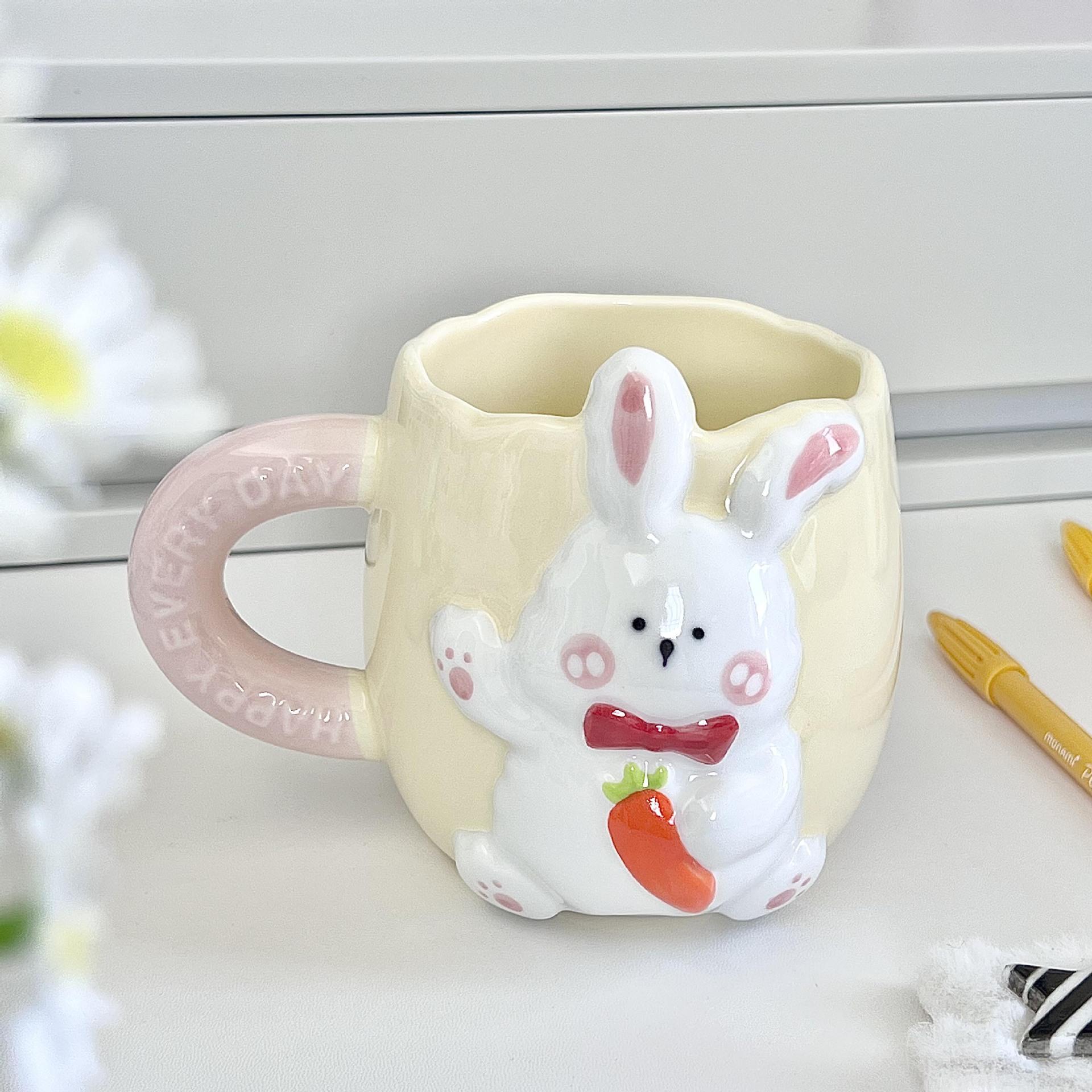 

Милая керамическая кружка Туту высокой ценности, парная кружка, практичный сувенир для девушки, подарок на день рождения для девочек 401-500ml