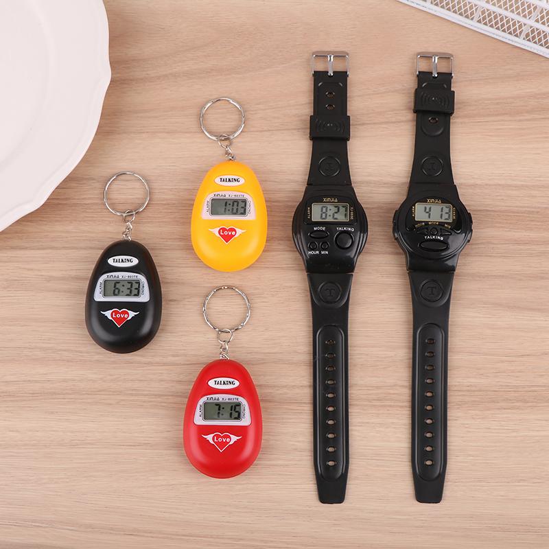 A Talking Clock That Speaking The Time In English Digital Alarm Clock For The Blind, Elders Or Children Time Reporting Chime
