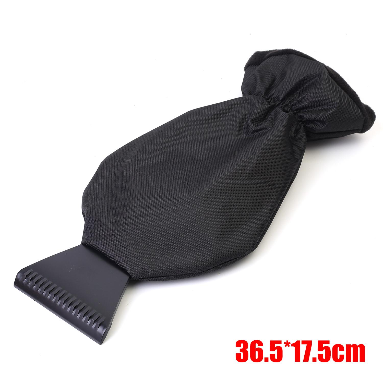 

Snow Shovel with Gloves Winter Ice Scraper Brush and Glove Set Car Snow Removal Kit with Warm Gloves Cold Resistant Warm Glove чёрный