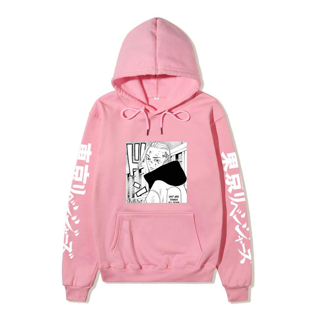 Tokyo Revengers Izana Kurokawa Unisex Fleece Hoodie Autumn Winter Anime Print Long Sleeve Casual Pullover Sweatshirt