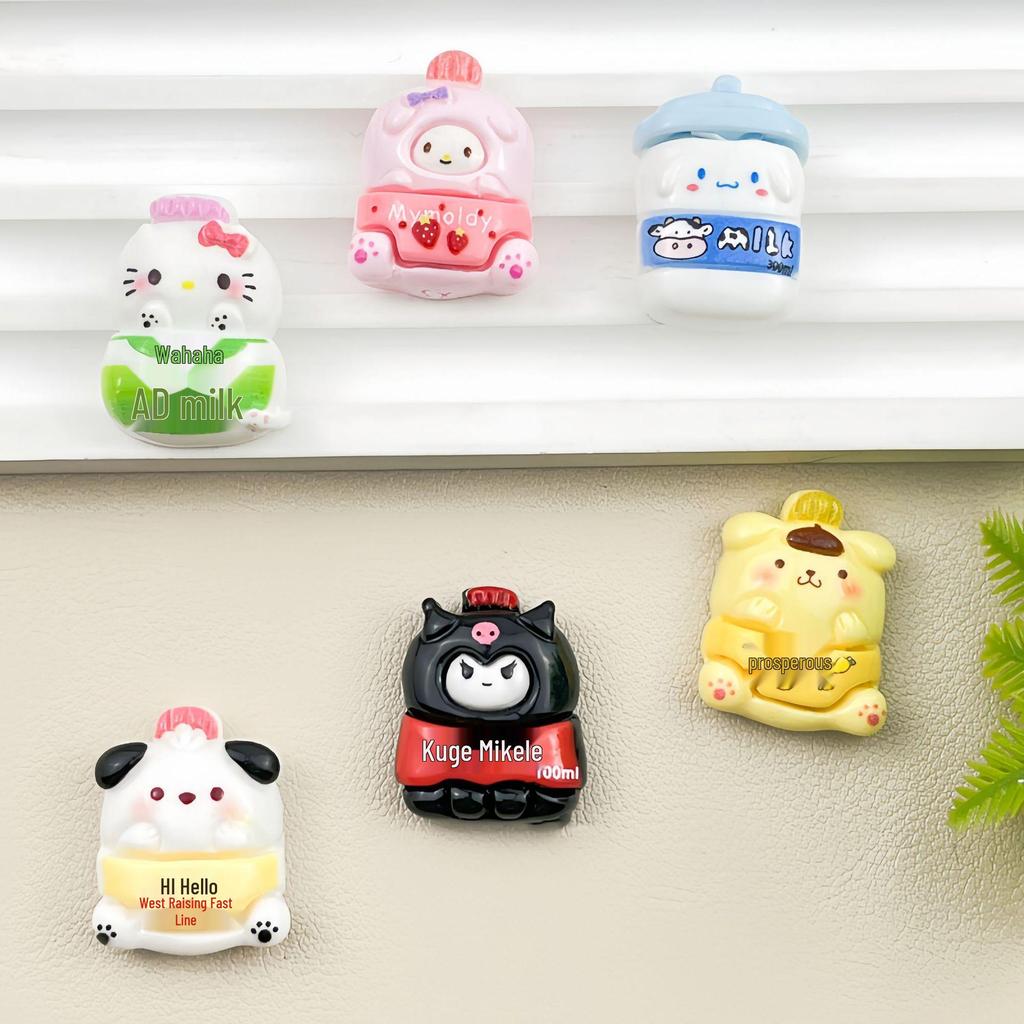 Cute Cartoon Animal Resin Accessories: DIY Phone Case, Hair Clip, Drink Bottle, Fridge Magnet, Luggage Decor.