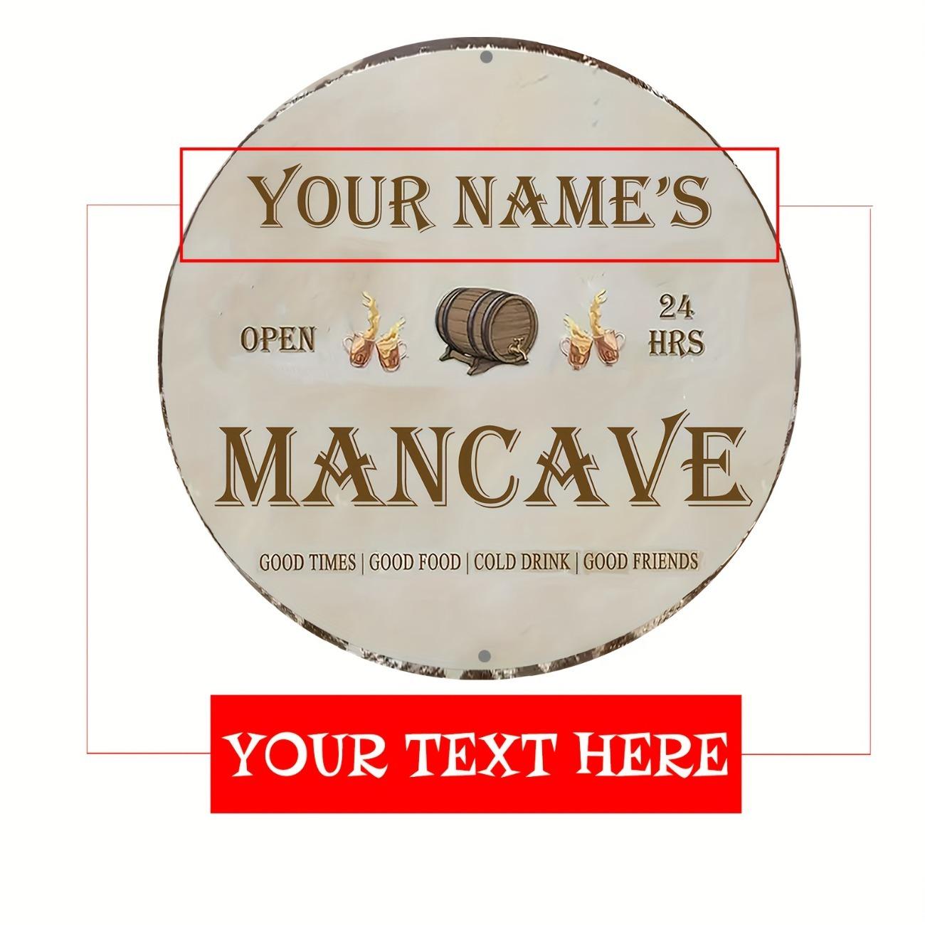 Custom Metal Sign  No Pain No Gain  Personalized Gym Plaque Man Cave Wall Decor