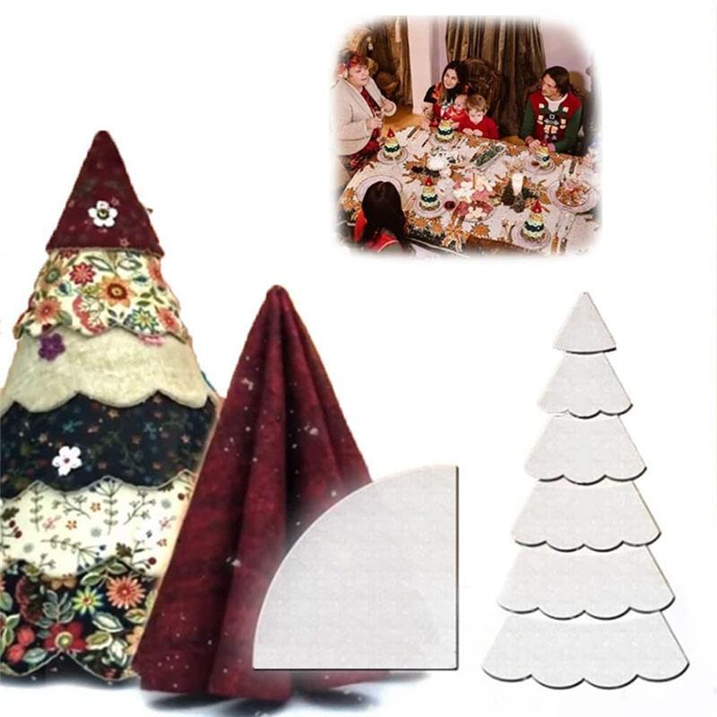Handmade Christmas Tree Quilting Template Set Multifunctional DIY Sewing Ruler Practical Sewing Pattern Tools