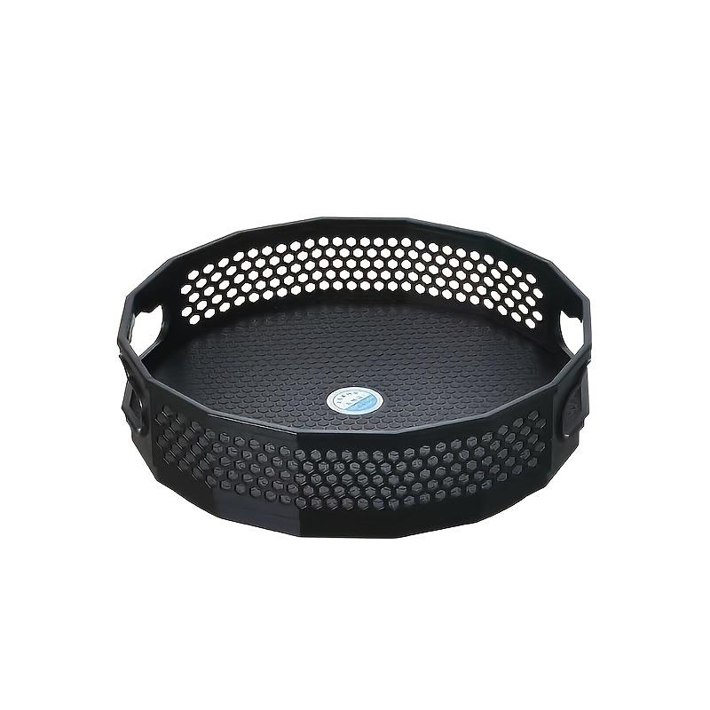 360 Degrees Rotating Plastic Storage Rack Bathroom Toiletries Storage Rack Kitchen Edibles Oil Seasoning Bottle Storage Tray