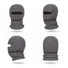 Winter Knitted Coldproof Warm Cap Women Men Masked Riding Cap