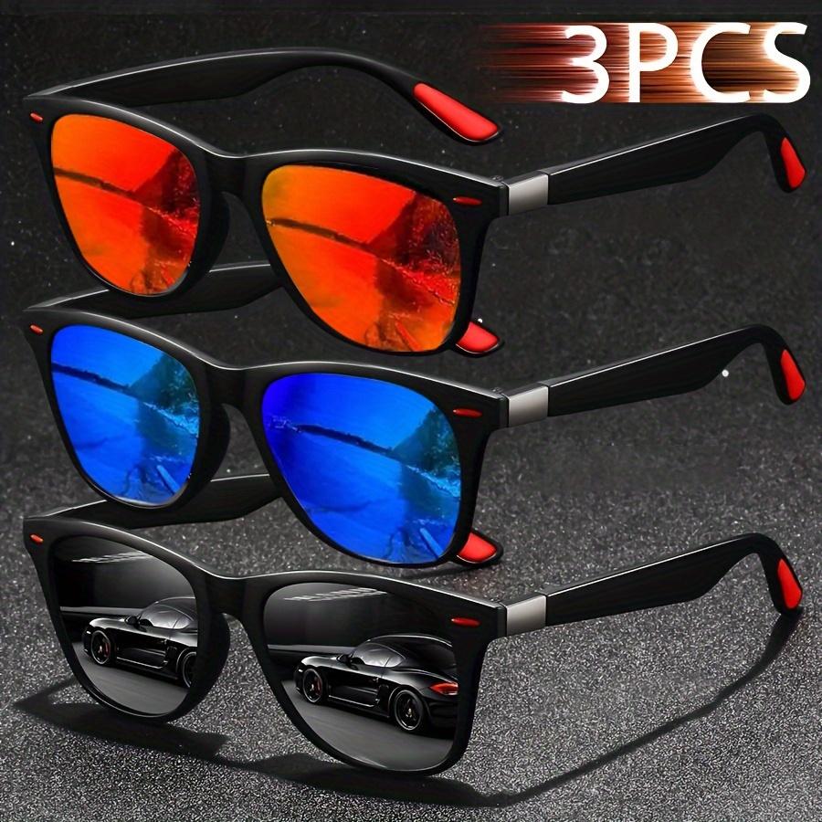 3PCS Polarized Sunglasses UV400 Protection Men's Women's Anti-Glare Eyewear for Driving Fishing Beach Sports