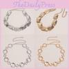 Geometric Metal Waist Chain With Hook Closure For Fashion Women Spring