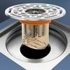 Self-Closing Floor Drain Round Shower Floor Drain Antiodor Drainer Shower Strainer Cover for Bathroom Enduring