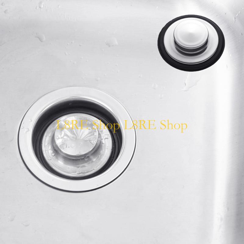 L8RE Sink Stopper for Garbage Disposals, Stainless Steel Garbage Disposal Parts for Standard Kitchen Drain Size of 3.39in