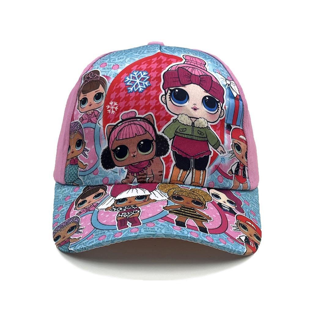 Character Frozen Baseball Hat With Breathable Polyester Material Sun Protection