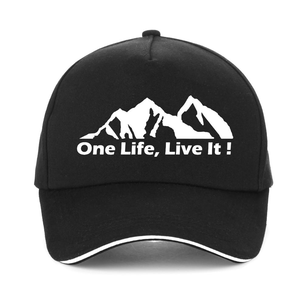 One Life Live It Baseball Cap Fashion Summer Sun Visor Hats For Men Women Breathable Dad Hat Sports Snapback Caps
