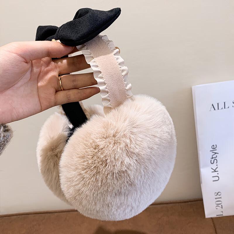 

Women s Winter Warm Earmuffs with Removable Bow