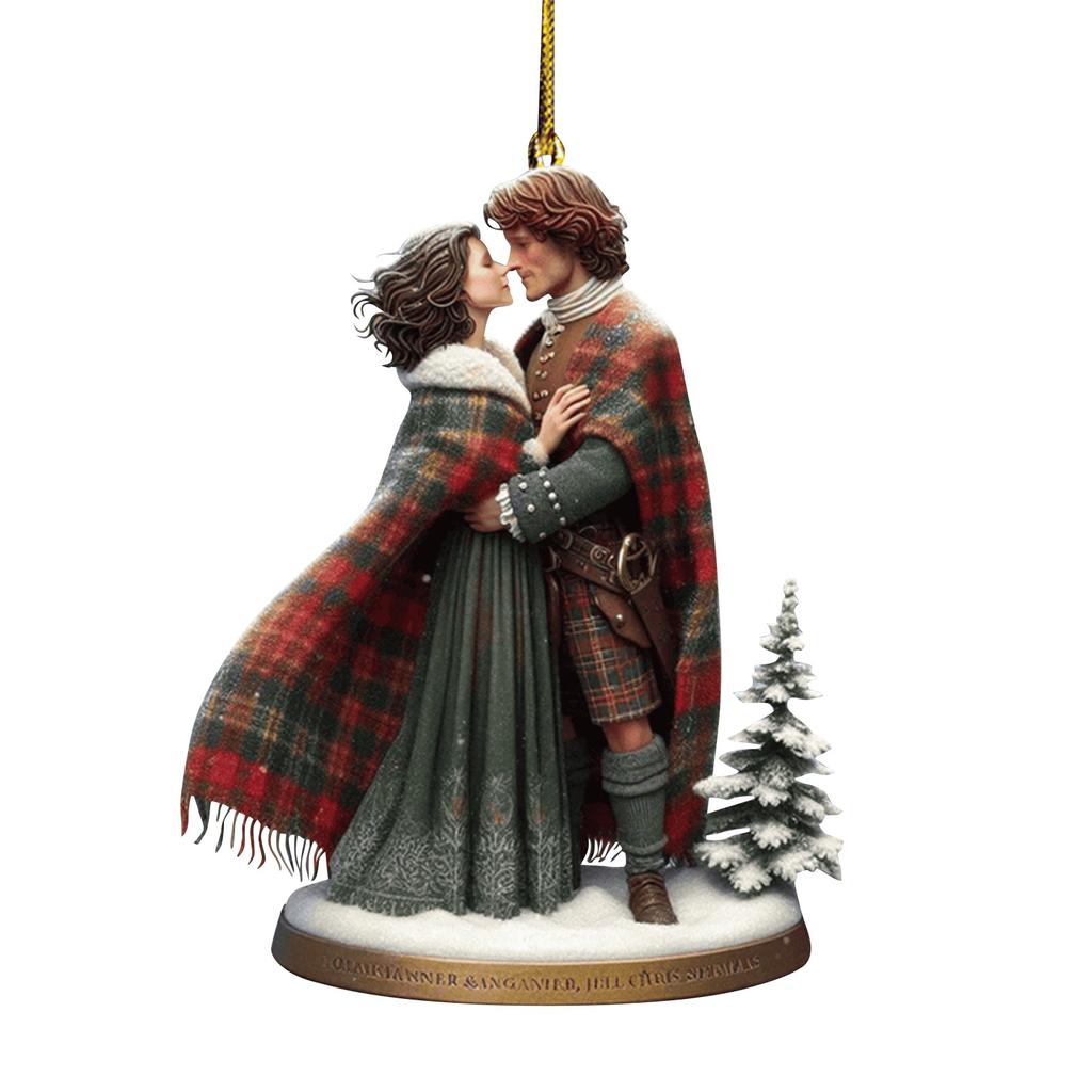 2D Christmas Pendant Decoration Christmas Tree Acrylic Pendant Decoration Christmas Inspirational Gift