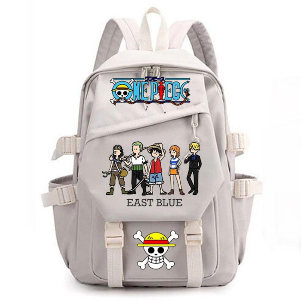 Anime ONE PIECE schoolbag children's backpack primary school bag male and female junior high school students college students campus backpack
