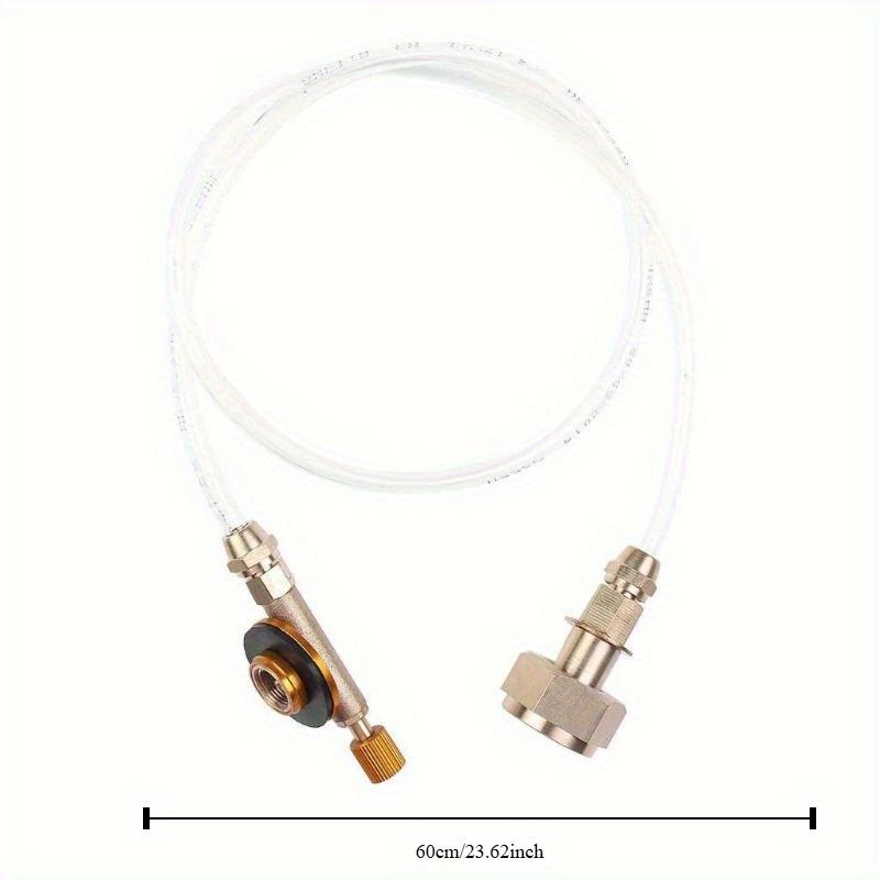 Utomhuscamping Gasspis Propanpåfyllningsadapter Tankadapter Gascylinderpåfyllning Laddning Bensinbehållare Brännaretillbehör