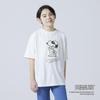 PEANUTS Recycled Polyester Marshmallow White [Mizuno] T-Shirt, Parent-Child Coordination, Snoopy, (B2MABY05)