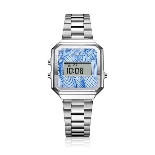 

[261EUI] 261EUI Unisex Metal Digital Watch EUI8101M-SS FREE