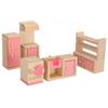 Wooden Doll House Furniture Set With Accessories For Dollhouse 