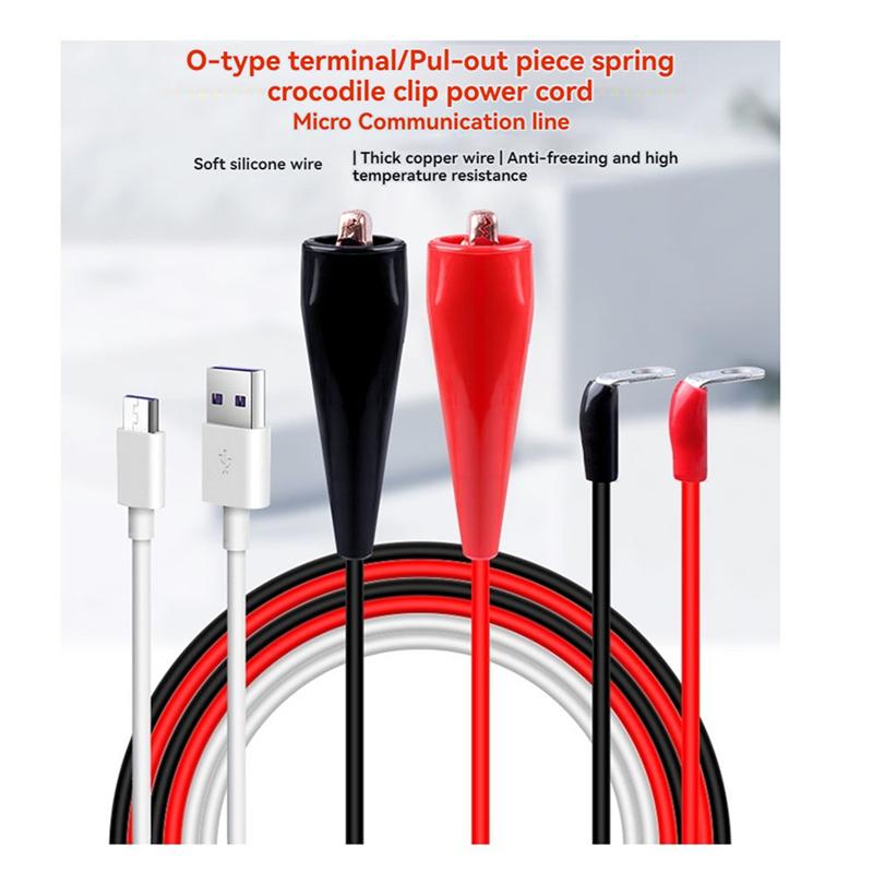 

ABUL-2X RD X36A 36A Connector To Alligator Clip Test Cable And Micro-Type Communication Cable For RD6024 RD6030 Output NONE