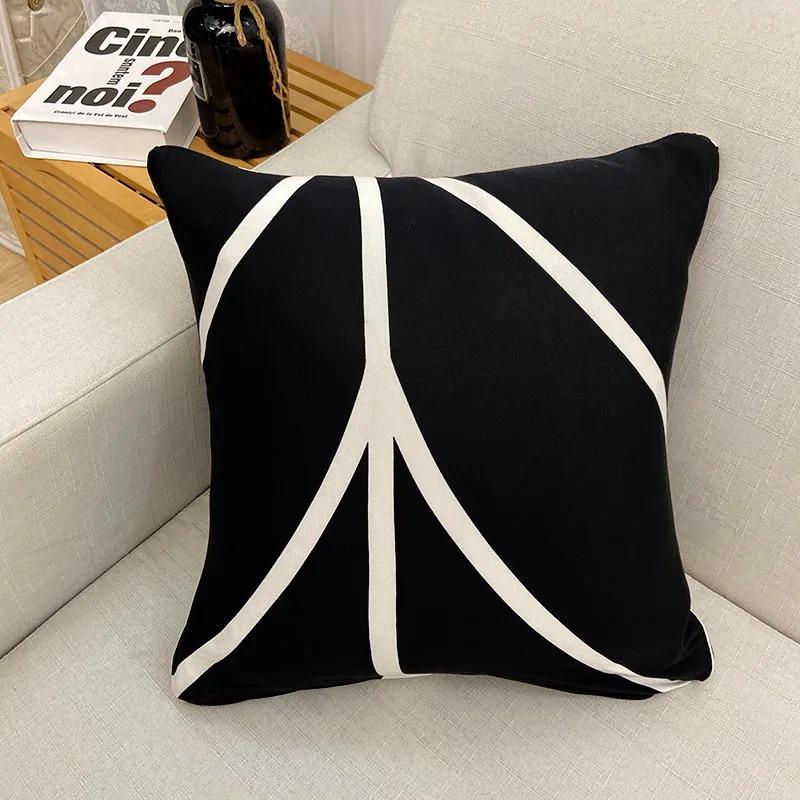 Nordic style multiple pattern types polyester cushion cover 45x45 cm room bedroom sofa pillow cover